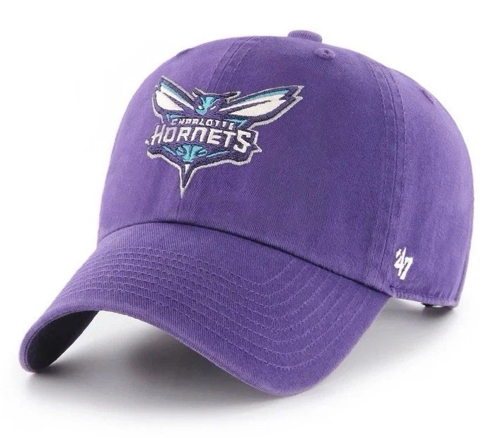 ‘47 Clean Up Charlotte Hornets Purple SnapBack Adjustable Hat
