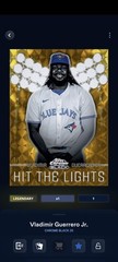 Vladimir Guerrero Jr Digital 1/1 Superfractor Hit The Lights