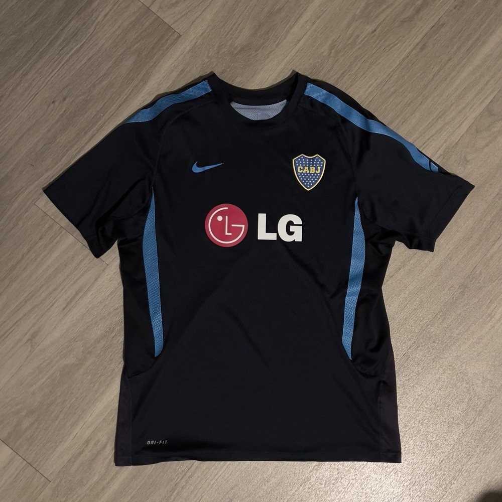 Boca Juniors 2010-11 Nike Training Shirt Size Large Soccer Jersey