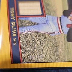 Panini Donruss 2026 Retro 1986 Materials Tony Oliva RM-TO Gold MEM #/10
