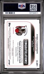 2022-23 Topps Chrome OTE Amen Thompson On-Card Autograph #CA-AMT1 PSA 10 Pop22!