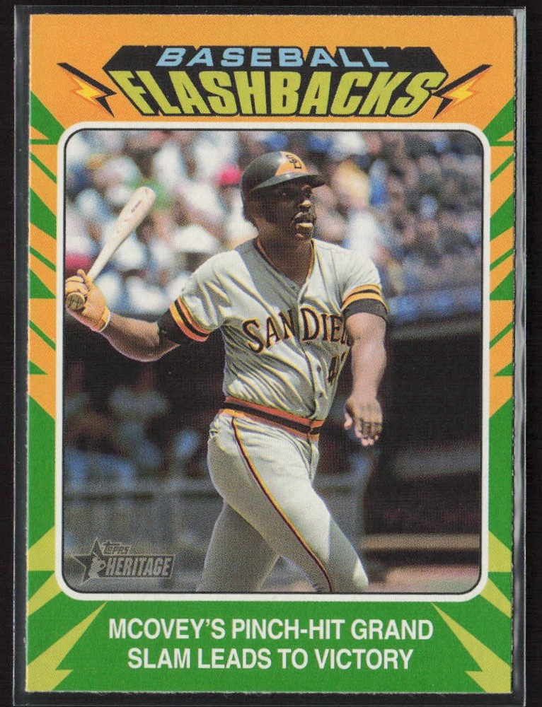 2024 Topps Heritage #BF-3 Willie McCovey Baseball Flashbacks