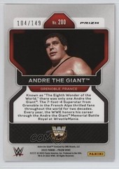 2022 Panini Prizm WWE Purple Prizm /149 Andre the Giant #200 t1s
