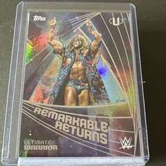 2025 Topps Universe WWE – Remarkable Returns Ultimate Warrior #RRE-5