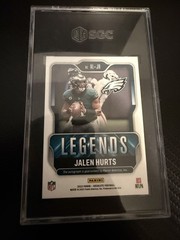 2022 Absolute Jalen Hurts Legends Auto Blue #/20 BGS 9.5 Auto 10
