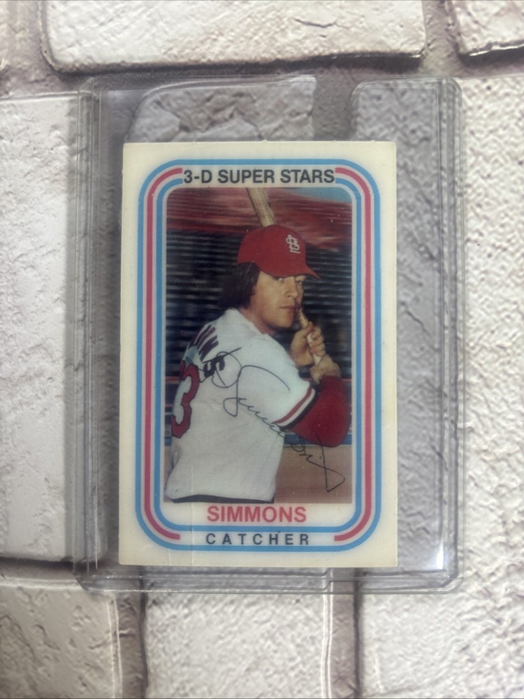 1976 Kellogg&rsquo;s 3-D Super Stars Ted Simmons #57 St Louis Cardinals HOF