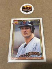 1991 Topps Operation Desert Shield #572 Dave Anderson San Francisco Giants NM