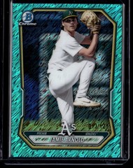 2026 Bowman #BCP-112 Jamie Arnold Chrome Prospects Aqua Shimmer Refractor /125