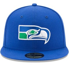 Men&rsquo;s Seattle Seahawks New Era Royal 59FIFTY Fitted Hat – FREE SHIPPING