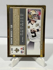Drew Brees Custom novelty art Handmade New Orleans Saints Patch CARD