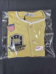 VTG Mitchell And Ness Negro Mens Large Basketball All Star Jersey Gold NWT