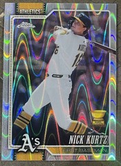 2026 Topps Chrome RAYWAVE REFRACTOR Nick Kurtz Athletics