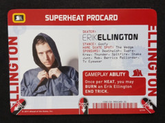 2011 Superheat Skateboarding Series Trading Card Game Erik Ellington #5