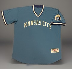 Alex Gordon Kansas City #4 Jersey Men’s XL 80’s Royals Road Blue Retro Throwback