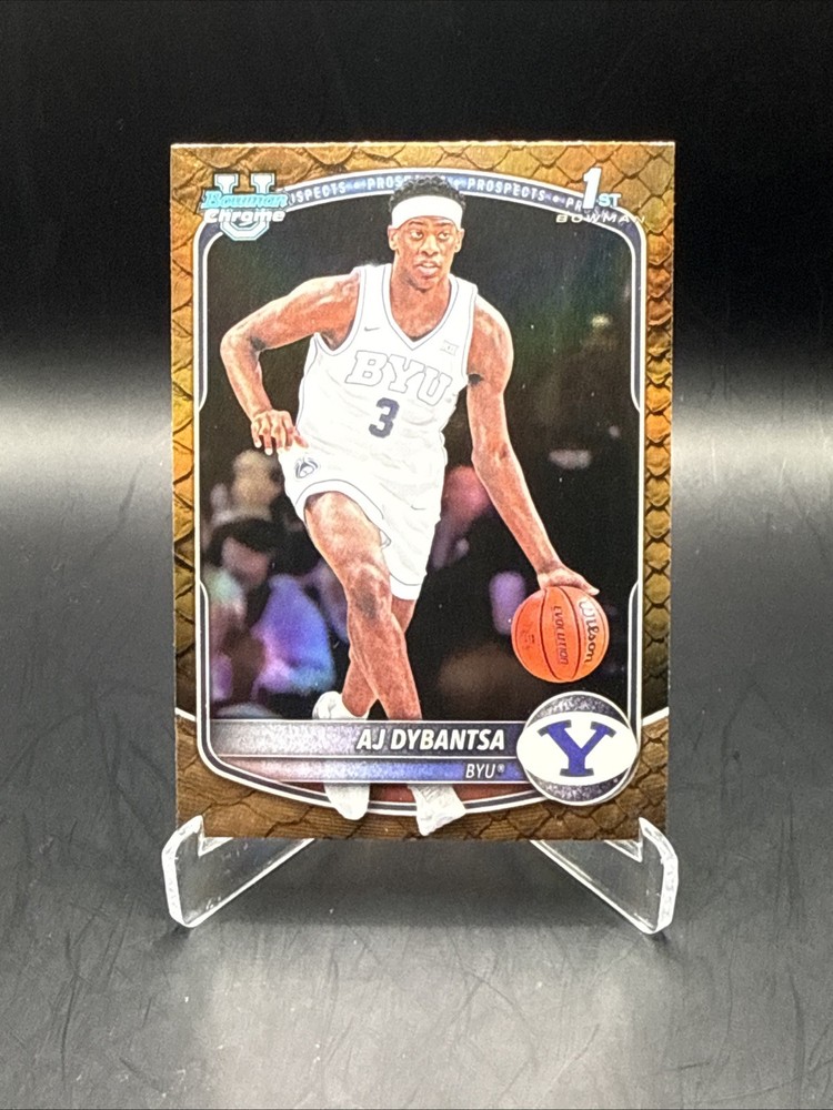 2025-26 Bowman – Chrome Prospects AJ Dybantsa #BCP-1 Reptilian Refractor (RC)