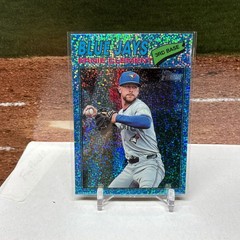 🔥Ernie Clement 2026 Topps Heritage #21 Blue Sparkle Blue Jays COLOR MATCH