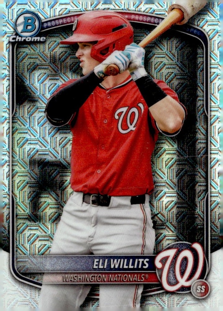 2025 Bowman Chrome Draft Mega Box Image Variations #BDC1 Eli Willits – NM-MT