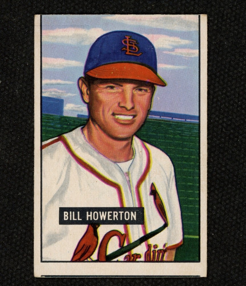 1951 Bowman #229 Bill Howerton xxx St. Louis Cardinals ~ EX/MT+ (mc)