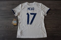 ENGLAND&rsquo;S WOMEN&rsquo;S WORLD CUP 2023 NIKE FOOTBALL SHIRT JERSEY BETH MEAD LADYS M