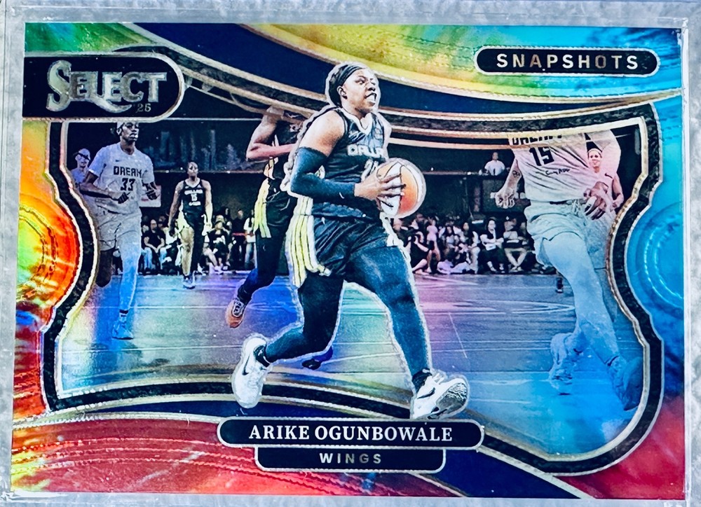2025 WNBA Select Tie Dye Select Tie Dye ARIKE OGUNBOWALE SSP 17/25 Wings #6