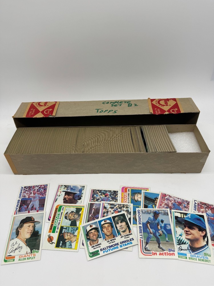 1982 Topps Baseball Complete High Grade Set 1-792 CAL RIPKEN JR./LEE SMITH RCs