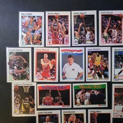 1991-92 Topps NBA Basketball Cards Lot –19 Cards –Mullin / Worthy / Miller &more