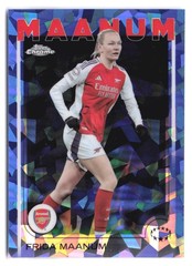 2024-25 Topps Chrome UWCL Sapphire 9x Arsenal Team Lot Russo Leah Williamson
