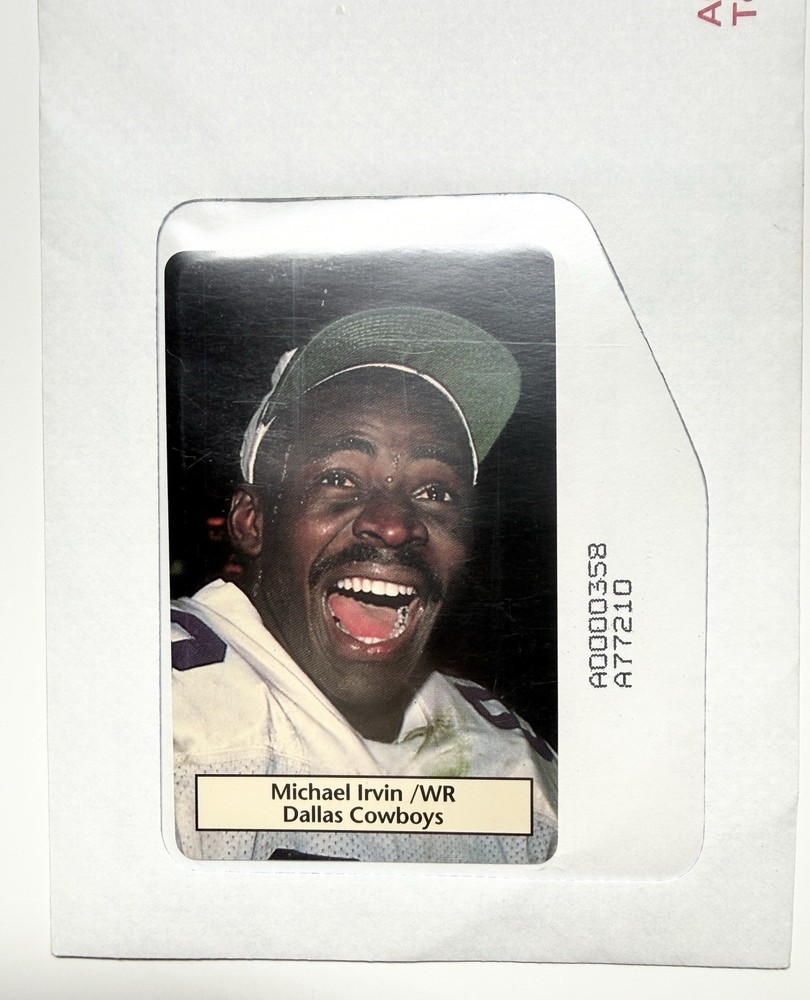 Michael Irvin NFLPA Telephone Debit Card 1990s Dallas Cowboys Sealed HOF