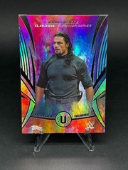 2025 Topps WWE Universe Roman Reigns Dazzling Debuts Insert #DDE-2