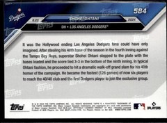 2024 Topps Now #584 Shohei Ohtani