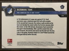 2025-26 Bundesliga Topps NOW #46 Bazoumana Toure TSG Hoffenheim RC GOLD 47/50