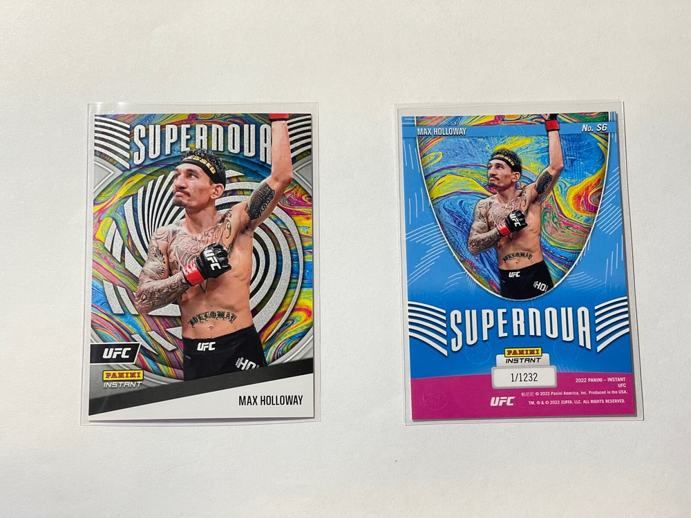 Max Holloway – 2022 Panini Instant UFC SUPERNOVA #6 SHORT PRINT – 1/1232