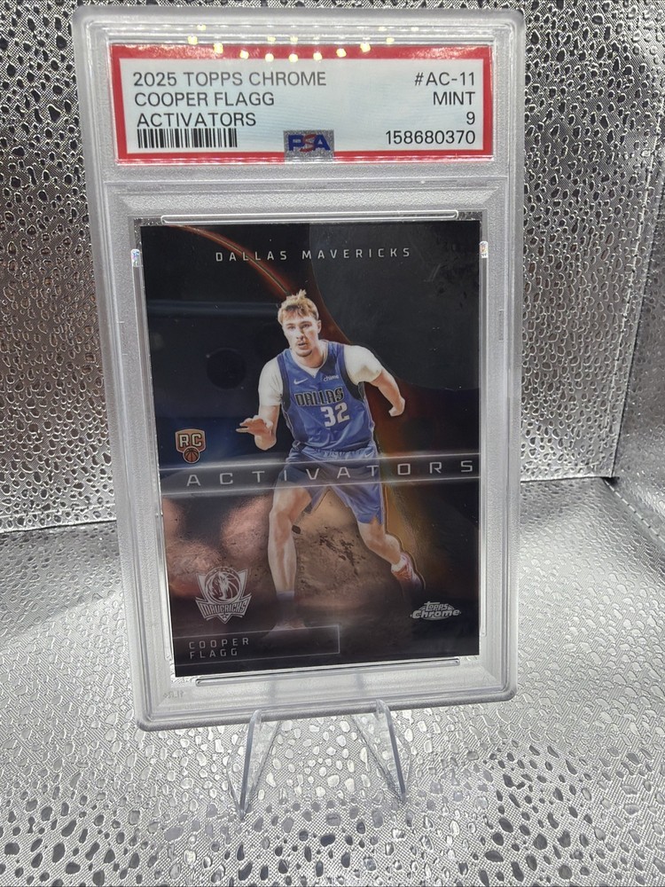 2025-26 Topps Chrome – Activators Cooper Flagg #AC-11 (RC) PSA 9 Mint ROY RC