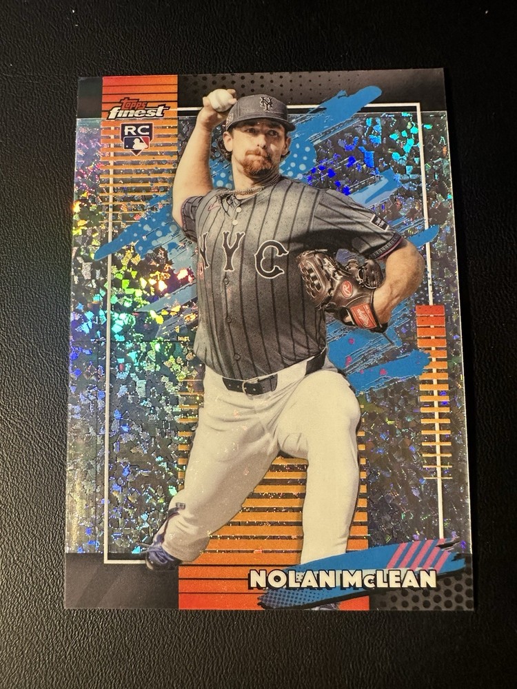 2026 Topps Finest – Nolan McLean Uncommon Mini Diamond Refractor! #115 RC