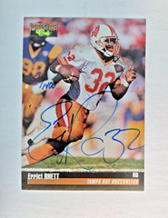 1995 Classic Pro Line ERRICT RHETT Auto Autograph Card #531/1400 Tampa Bay BUCS