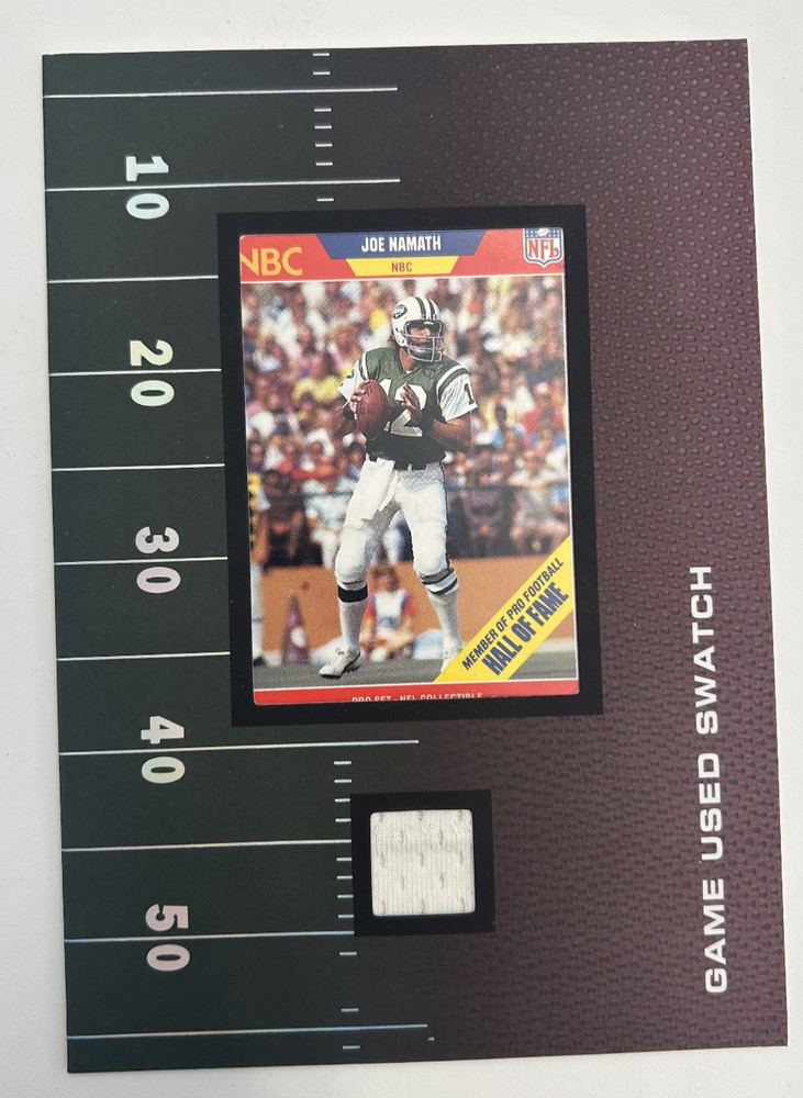 Joe Namath Game Used Swatch Sportscards.com