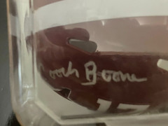 COACH HERMAN BOONE « Remember the Titans » JSA Authentic Autographed Mini Helmet