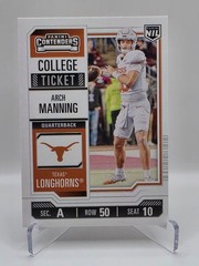2025 Panini Nil University of Texas – College Contenders Arch Manning #1 (RC)
