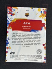 2021-22 Topps Chrome Gavi SSP RC (1:2,880=~/25) Golazo Orange Lava Barcelona