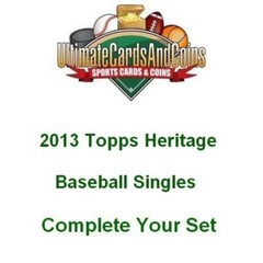 2013 Topps Heritage Baseball Complete Your Set 201-425 NM-MT