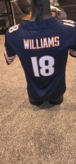 Chicago Football #18 Home Blue Stitched Youth LARGE Jersey Size Kids