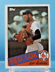 1985 Topps #376 – Jeff Newman – Boston Red Sox – Near Mint