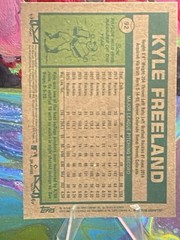 2026 Topps Heritage Chrome Silver Sparkle Kyle Freeland #92 Colorado Rockies SP