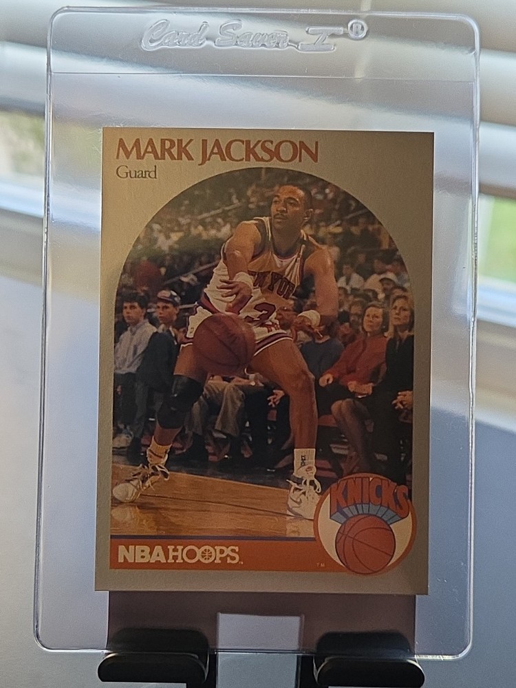 1990-91 NBA Hoops – Mark Jackson #205 Menendez Brothers In The Background