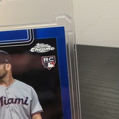 2025 Topps Chrome Update Autographs Cade Gibson (TRUE BLUE REFRACTOR) /150 🥎🔥