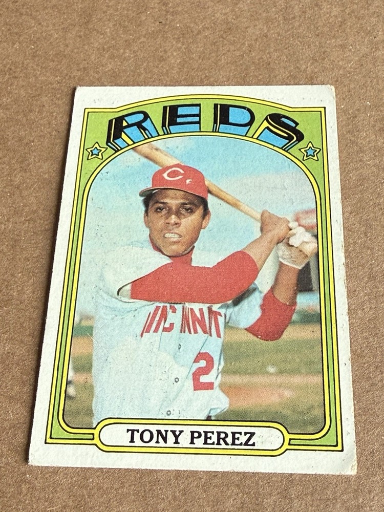 1972 Topps #80 Tony Perez Cincinnati Reds VG Superstar Card