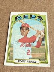 1972 Topps #80 Tony Perez Cincinnati Reds VG Superstar Card
