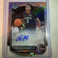Silas Demary Jr. 2025-26 Bowman Chrome 1st Bowman U Mojo Refractor Auto #CPA-SD