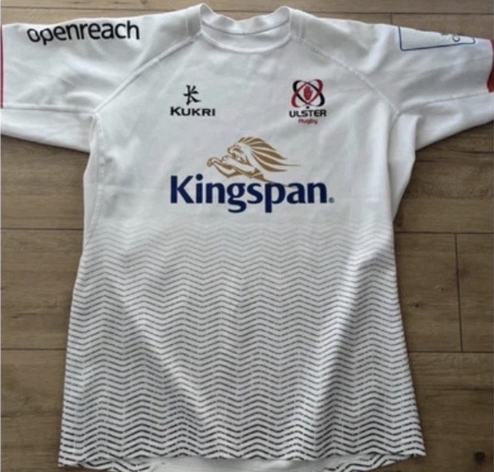 Authentic Hand Signed and Match Worn Ulster Shirt #3 – Tom O’Toole – URC