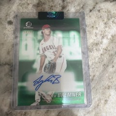 2025 Bowman Draft – Achromatic Autographs Tyler Bremner Green Refractor /99